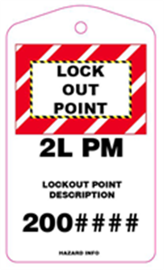 Picture of 2L Paper Making Lock-Out Tags